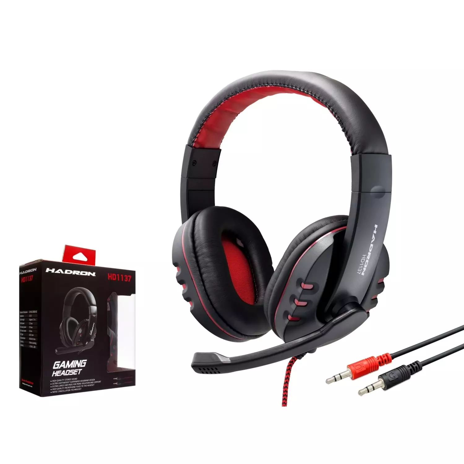 HADRON HD1137 KULAKLIK MİKROFONLU PC OYUN AUX 3.5MM