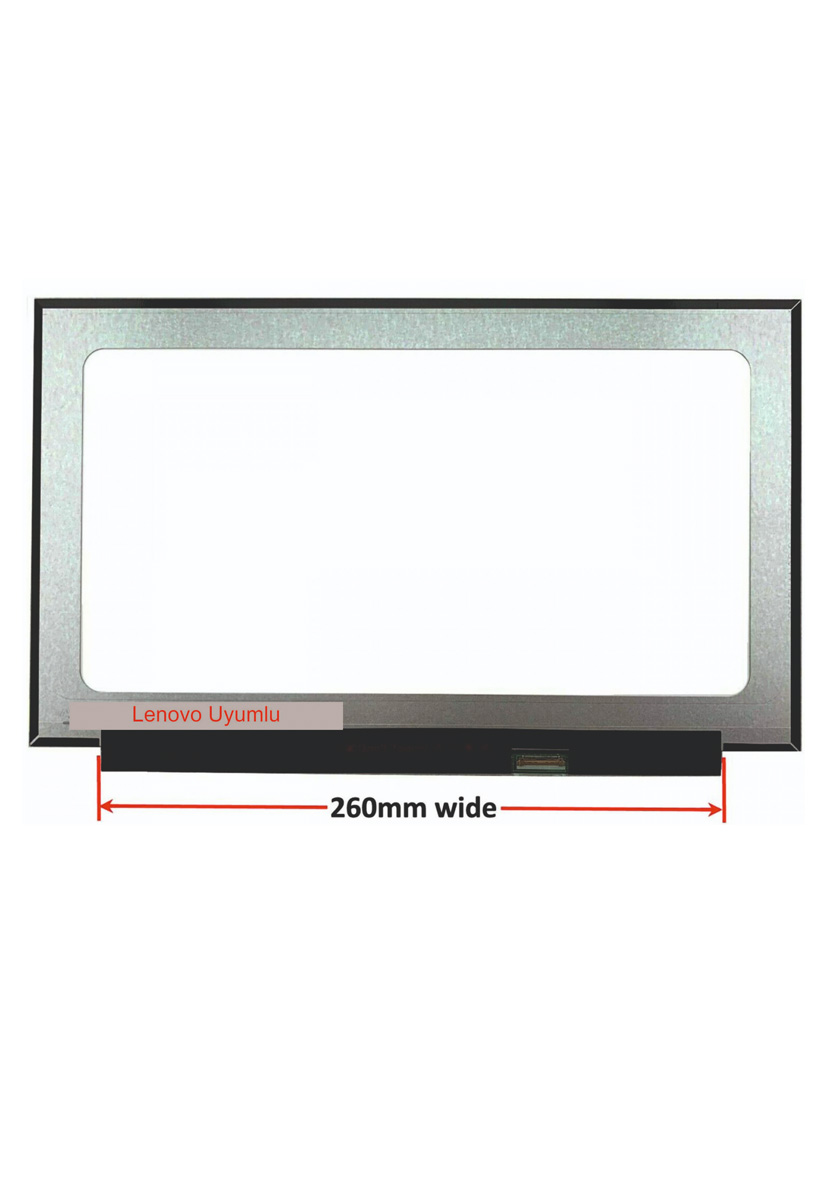N156HGA-EA3 REV.C4 Uyumlu 15.6" 30 Pin Ekran Panel 260mm PCB Vida