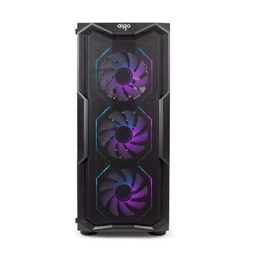 AIGO AQUARIUS Mesh 650W 80+ ARGB Mid Tower Kasa