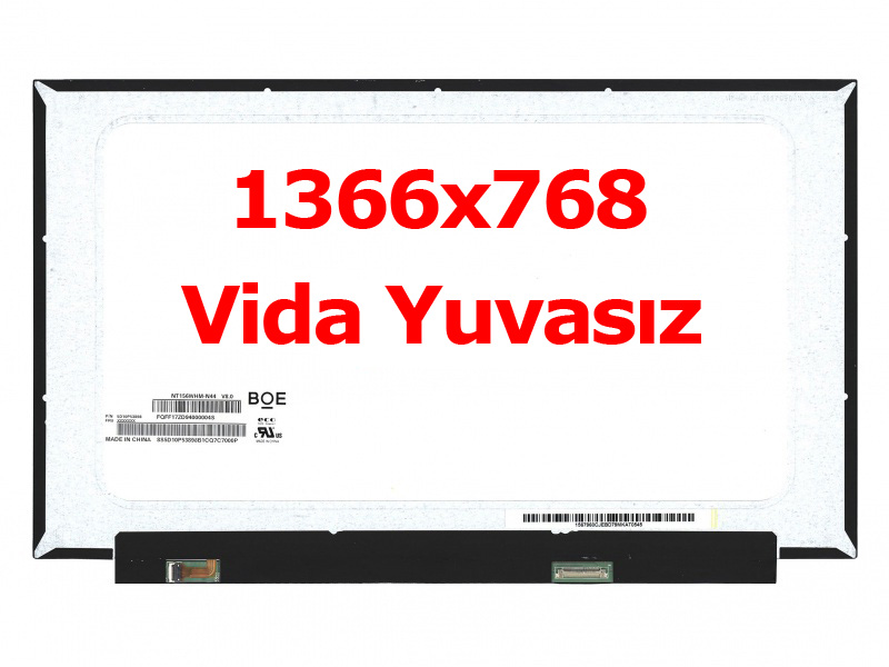 B156XTN08.0 HW0B 15.6 inç 1366x768 30 Pin Laptop Ekran Paneli