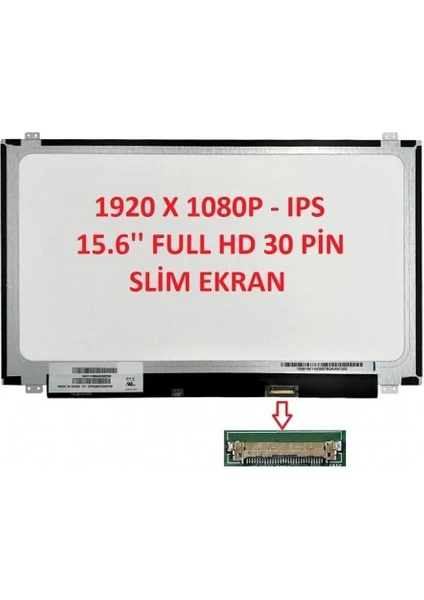 EKR-41-00003 LP156WF4-SPH1 LP156WF4 SP H1 15.6" 30 Pin Ekran Panel IPS 1080p FHD (ÇERÇEVELİ)