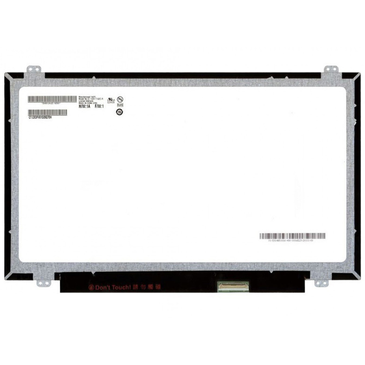 B140XW03 V.0 Uyumlu 14" 40 Pin Slim Led Ekran Panel 1366x768 HD