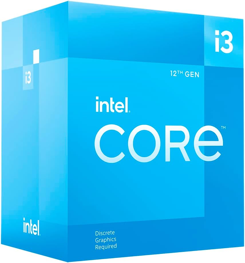 Intel Core i3 12100F 3.3 Ghz 4 Çekirdek 12MB Cache LGA1700 Soket
