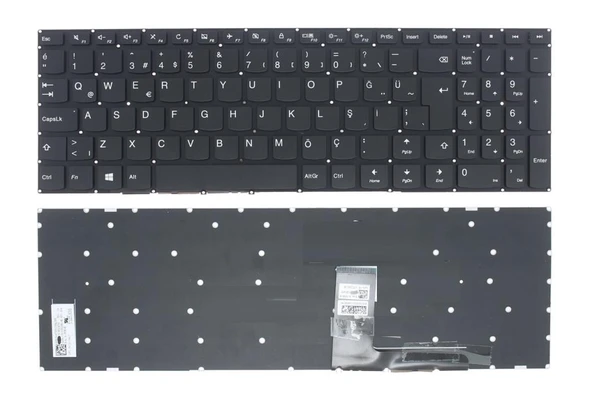 Lenovo IdeaPad 310-15ISK Uyumlu Nb Klavyesi - Siyah - TR