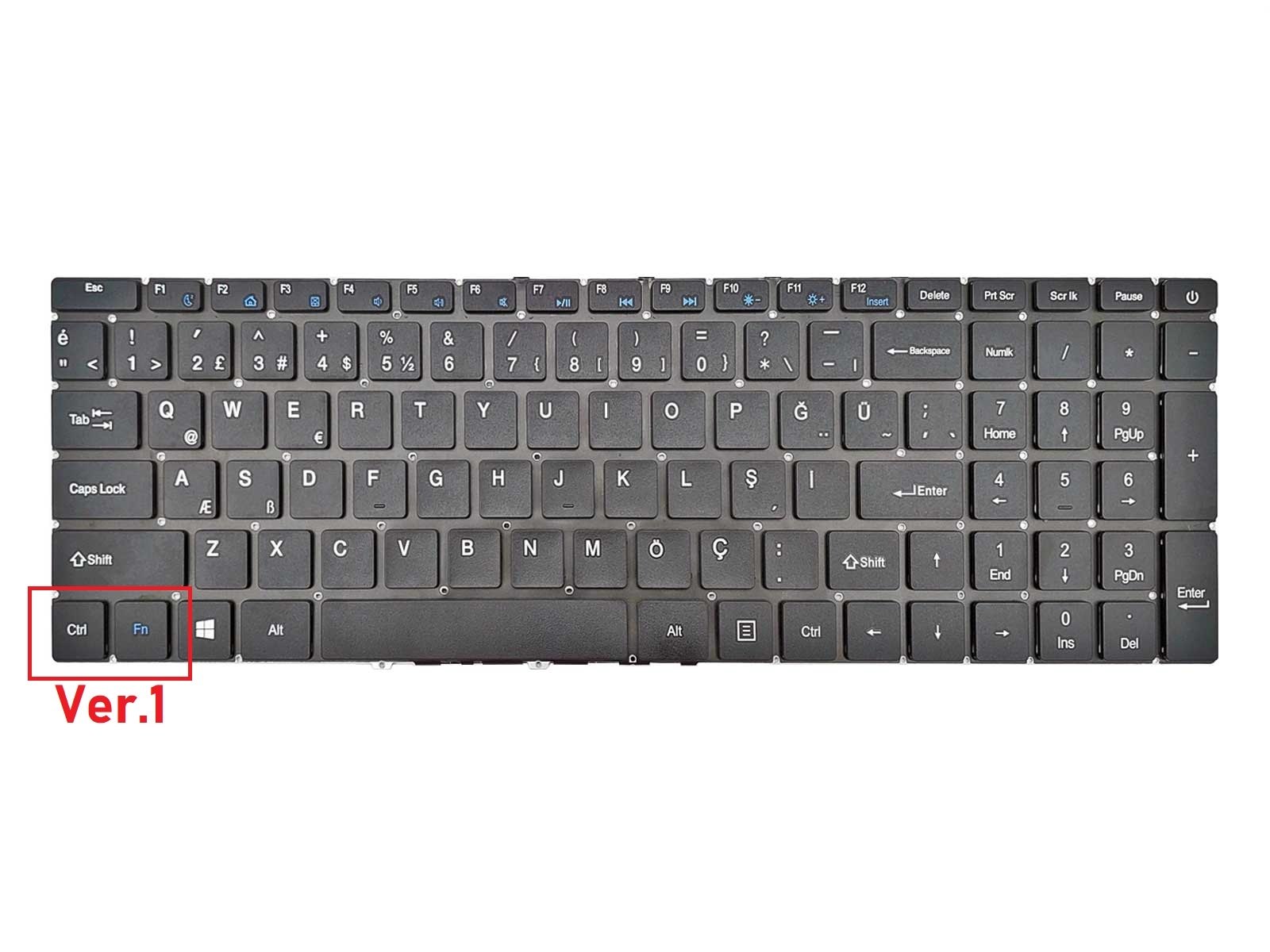 i-Life Zed Air CX3 Uyumlu Notebook Klavyesi - Siyah - TR
