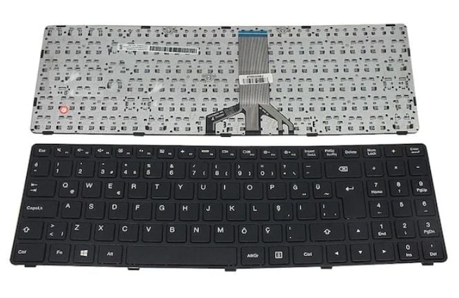Lenovo IdeaPad 100-15IBD Uyumlu Notebook Klavyesi - Siyah - TR