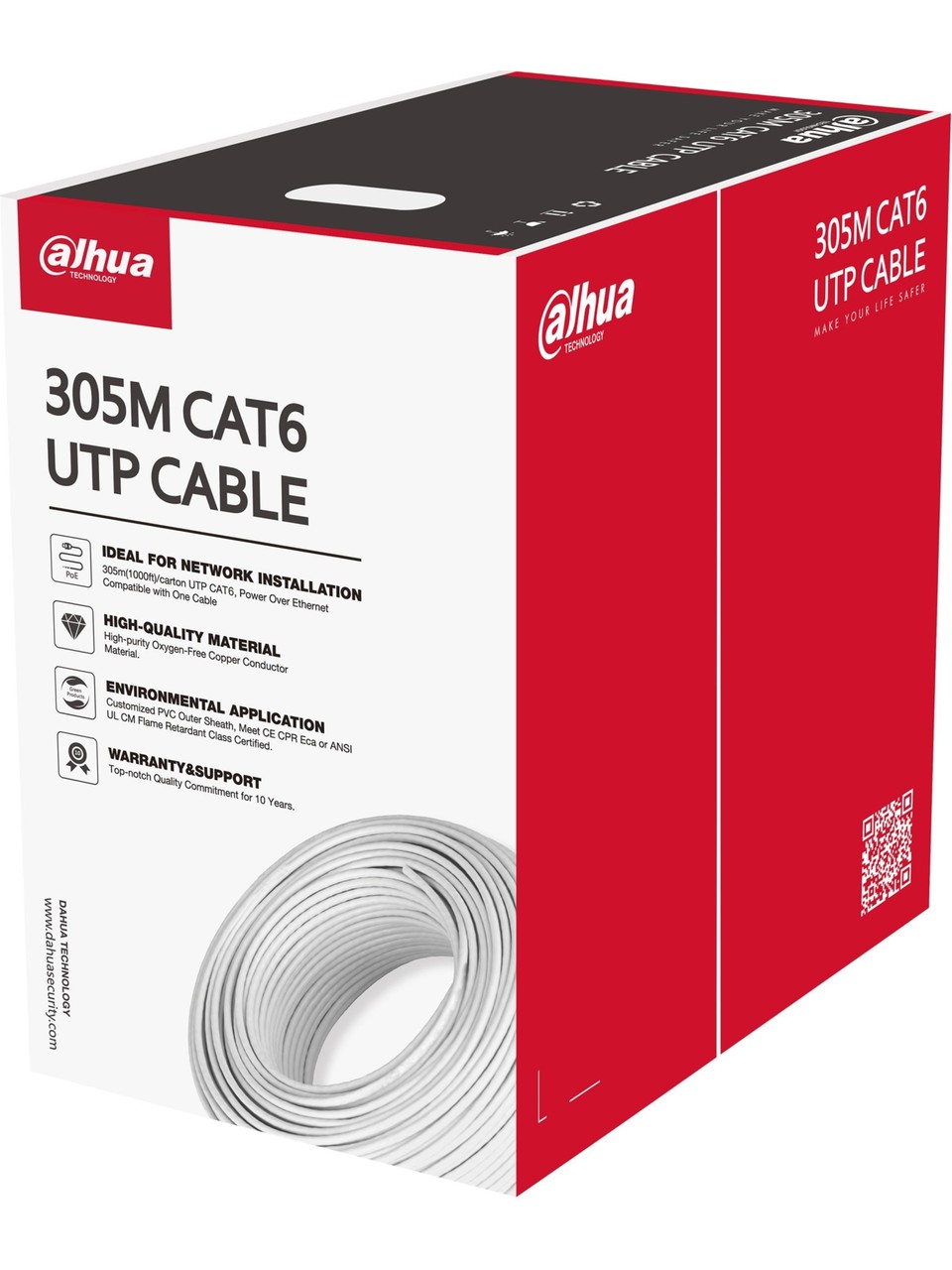 Dahua PFM920I-6UN-C 305M Utp Cat6 KABLO İÇ MEKAN BAKIR