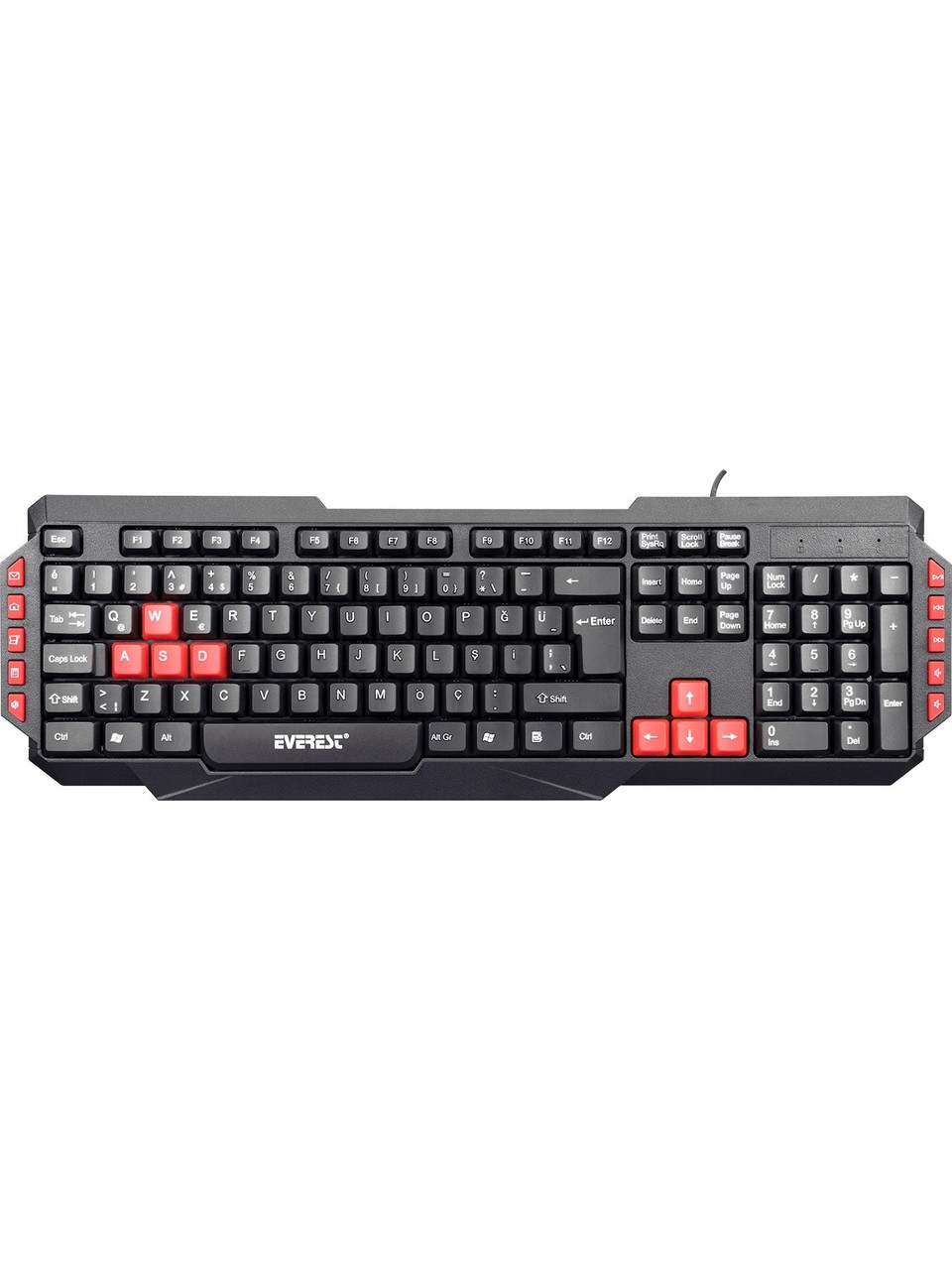 Everest KB-G7 ARMOR Siyah USB Q Gaming Oyuncu Klavyesi