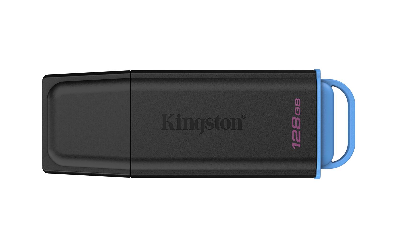 Kingston DTXG2/128GB 128GB Portable USB 3.2 Gen 1 DataTraveler Exodia Black/Blue Flash Bellek