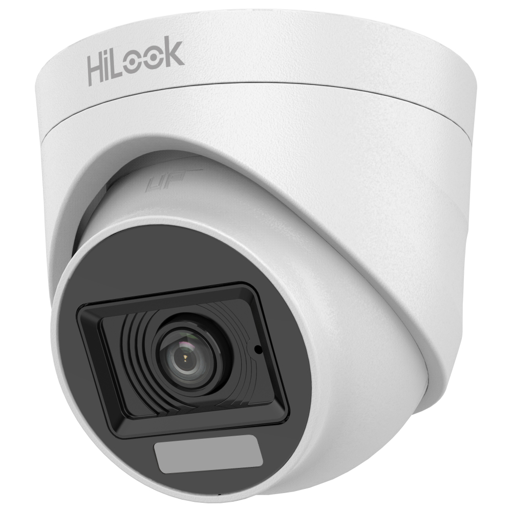 HiLook THC-T127-LPS 2MP Analog 2.8mm ColorVu Gece Renkli Sesli Dome Güvenlik Kamerası