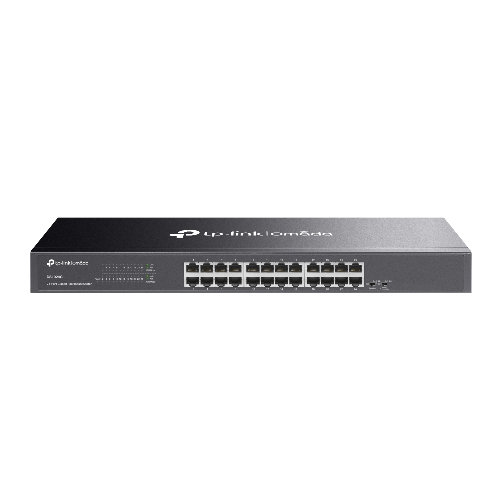 Omada Tp-Link DS1024G 24 Port 10/100/1000 Mbps Switch Çelik Kasa Rack Mount