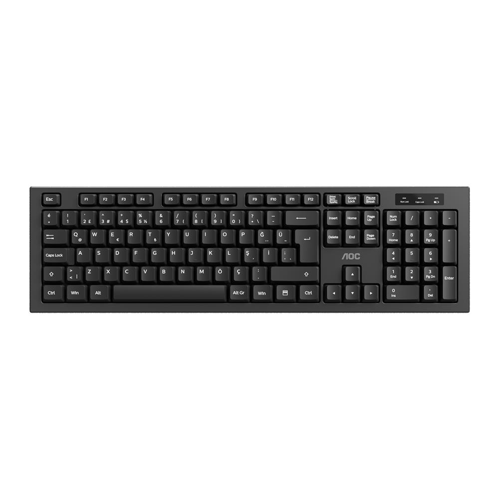 AOC KM210B/38 Kablosuz Klavye+ Mouse Set