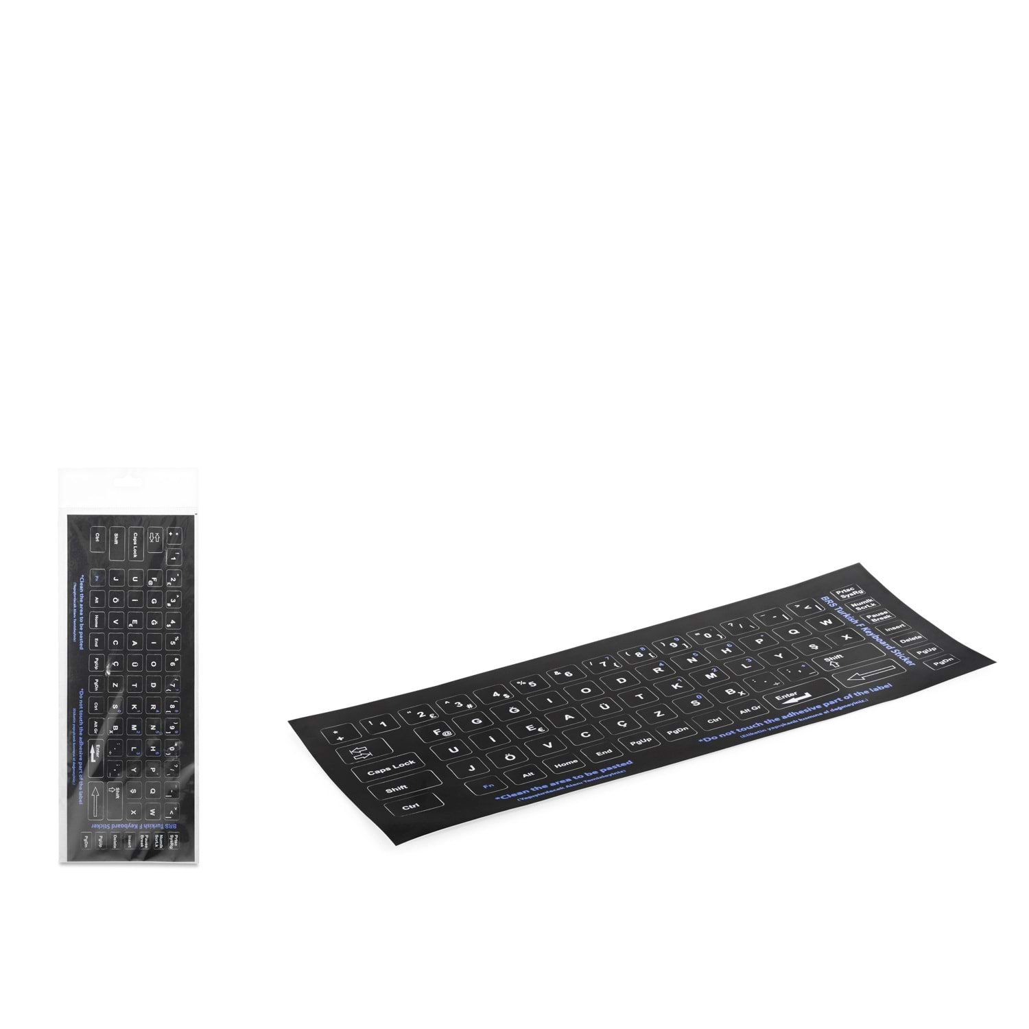 HADRON HDX8259 Klavye Sticker Tuş Takımı Türkçe F Siyah