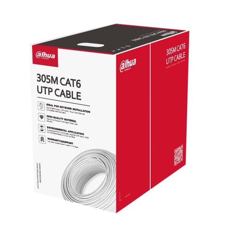 Dahua PFM922I-6UN-C Cat6 İç Ortam 23AWG 305 Metre Kablo