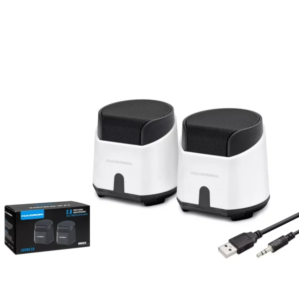 HADRON HD6024W SPEAKER PC BEYAZ 8.5*9*9 CM