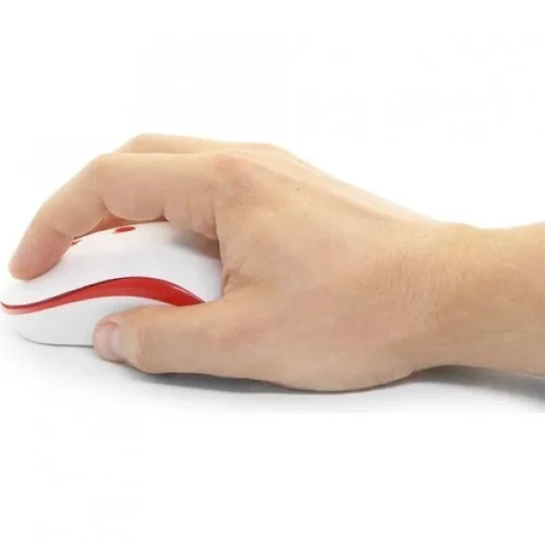 Dark DK-AC-MSW100w Wireless Notebook Mouse - Kırmızı-Beyaz - Görsel 2