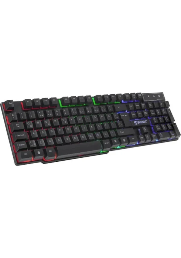 Everest KM-G77 X-Vayne RGB Zemin Aydınlatmalı USB Q Gaming Klavye + Mouse Set - Görsel 2
