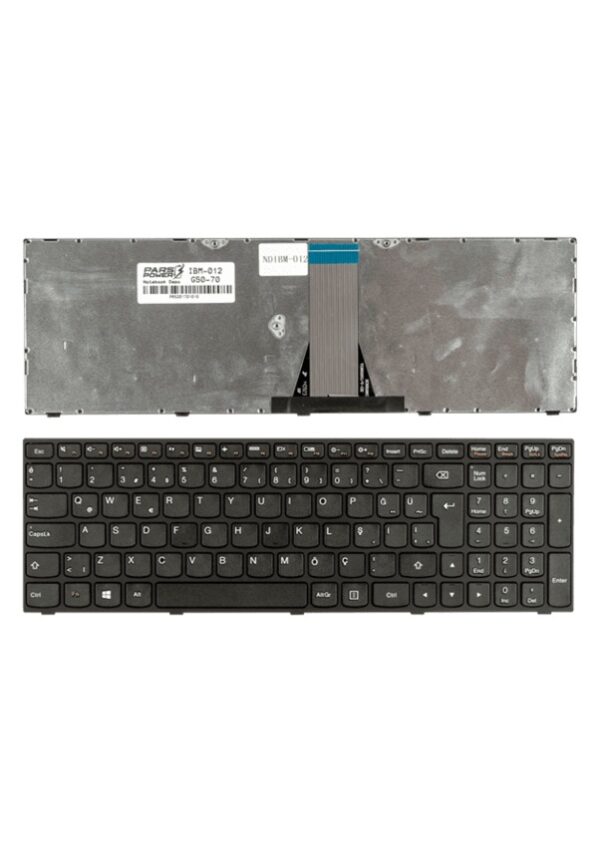 Lenovo G50-70 Uyumlu Notebook Klavyesi - Siyah - TR