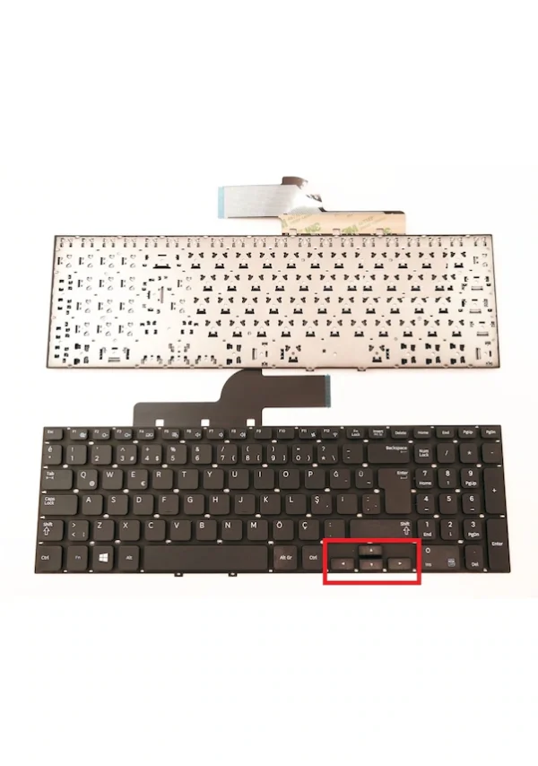 Samsung NP350E5C Uyumlu Notebook Klavyesi - Siyah - TR