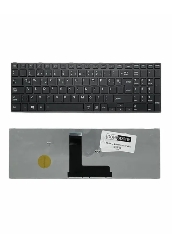 Toshiba Satellite C50-A Uyumlu Nb Klavyesi - Siyah - TR - Ç.li Tip