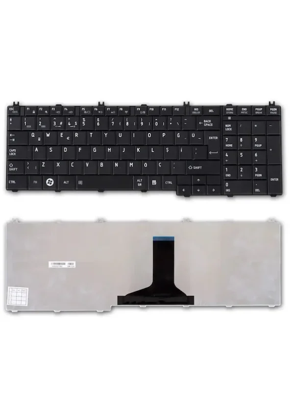 Toshiba Satellite C650 Uyumlu Nb Klavyesi - Siyah - TR