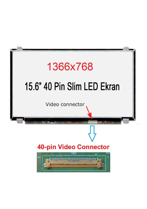 15.6-inch Wxga HD 1366x768 Parlak Led B156XW03 V.1 Uyumlu Nb Lcd