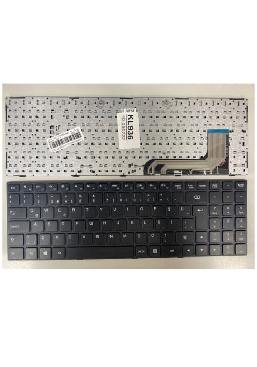 Lenovo IdeaPad 100-15IBY Uyumlu Notebook Klavyesi - Siyah - TR
