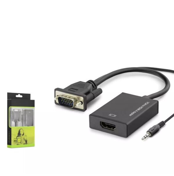 HADRON HDX7794 ÇEVİRİCİ VGA TO HDMI SESLİ