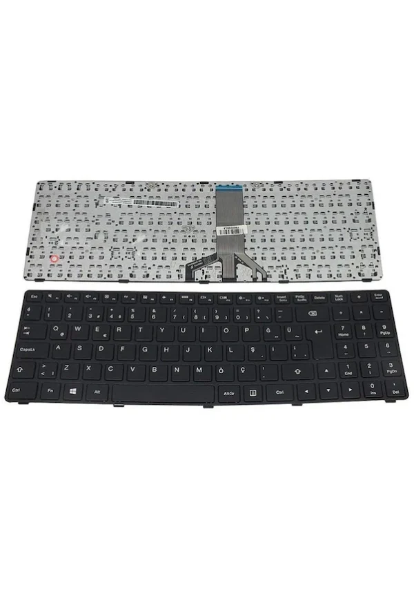 Lenovo IdeaPad 100-15IBD Uyumlu Notebook Klavyesi - Siyah - TR