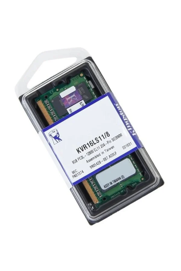 Kingston KVR16LS11/8 8GB DDR3L 1600 MHz 1,35Volt Notebook Ram
