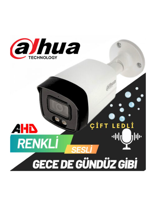 Dahua HAC-HFW1209TLM-A-LED-0360B 2MP Fullcolor Bullet Kamera