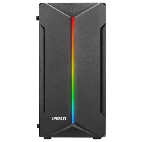 Everest BLAZON RGB Led Şeritli Peak 250W Akrilik Panel Gaming Oyuncu Bilgisayar Kasası - Görsel 2